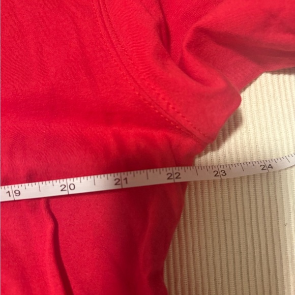 Southern Lure Vibrant Red Long Sleeve Tee for Casual Comfort - Picture 5 of 6